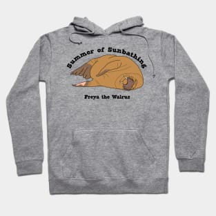 Freya the Walrus Summer of Sunbathing Hoodie